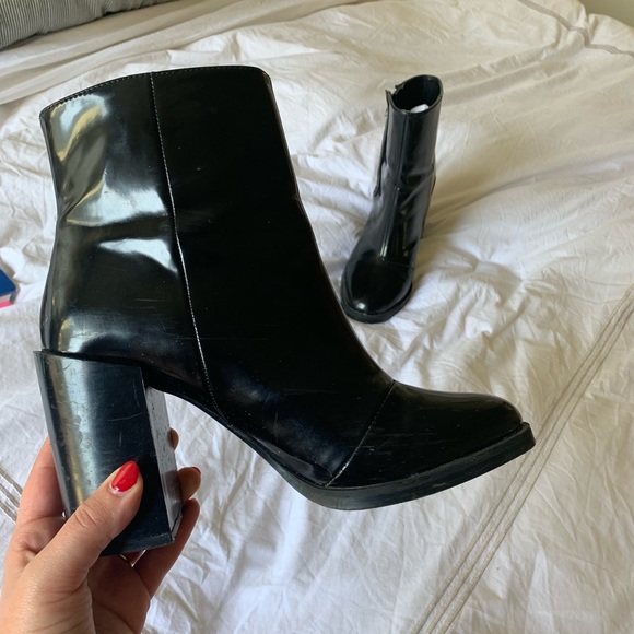 Patent Leather Booties - Picture 6 of 8